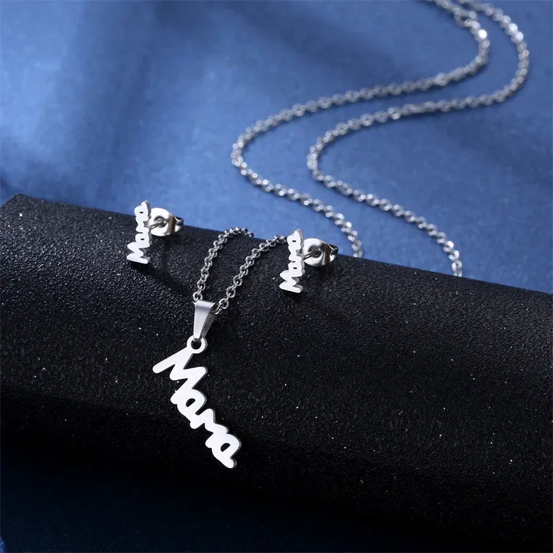 Mama Pendant Necklace